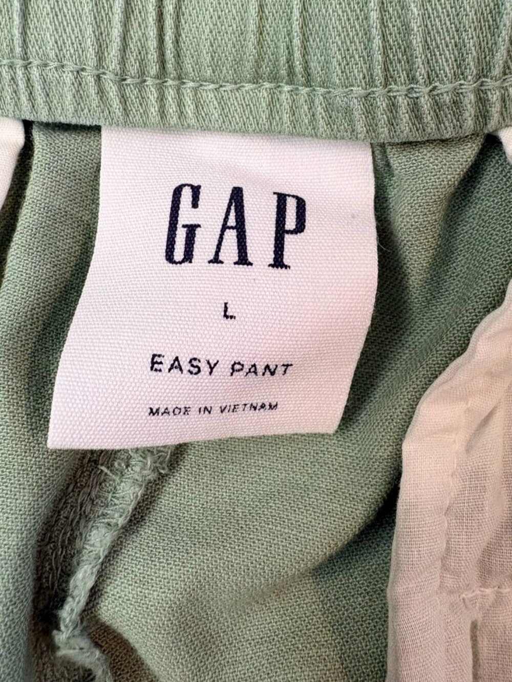 Gap Easy Pant Desert Sage Green Size Large Style 679818 - Picture 5 of 9
